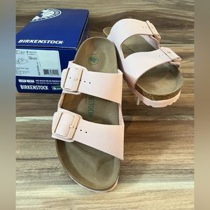 Birkenstock Arizona Vegan Slide Sandal 9 pink